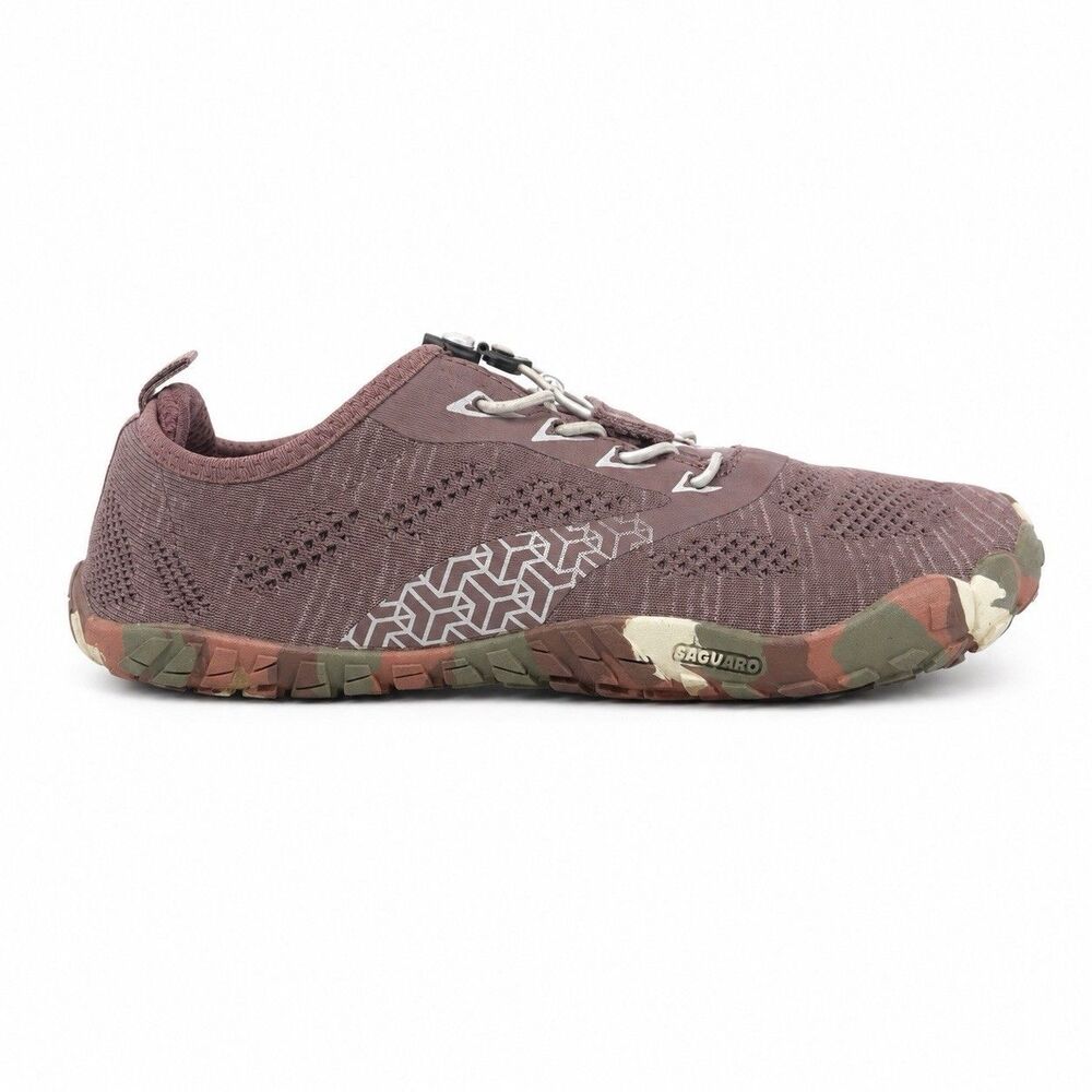 SAGUARO Barefoot Shoes Womens 10 EU 41 Mauve Camo Zero Drop Minimalist Wide